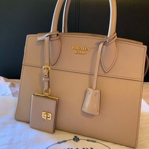 Prada nude color purse